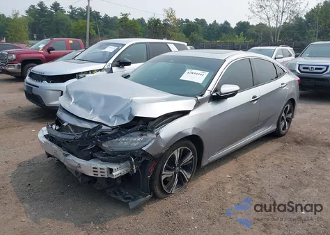 2016 Honda Civic Touring from USA, damaged, VIN 19XFC1F92GE005828
